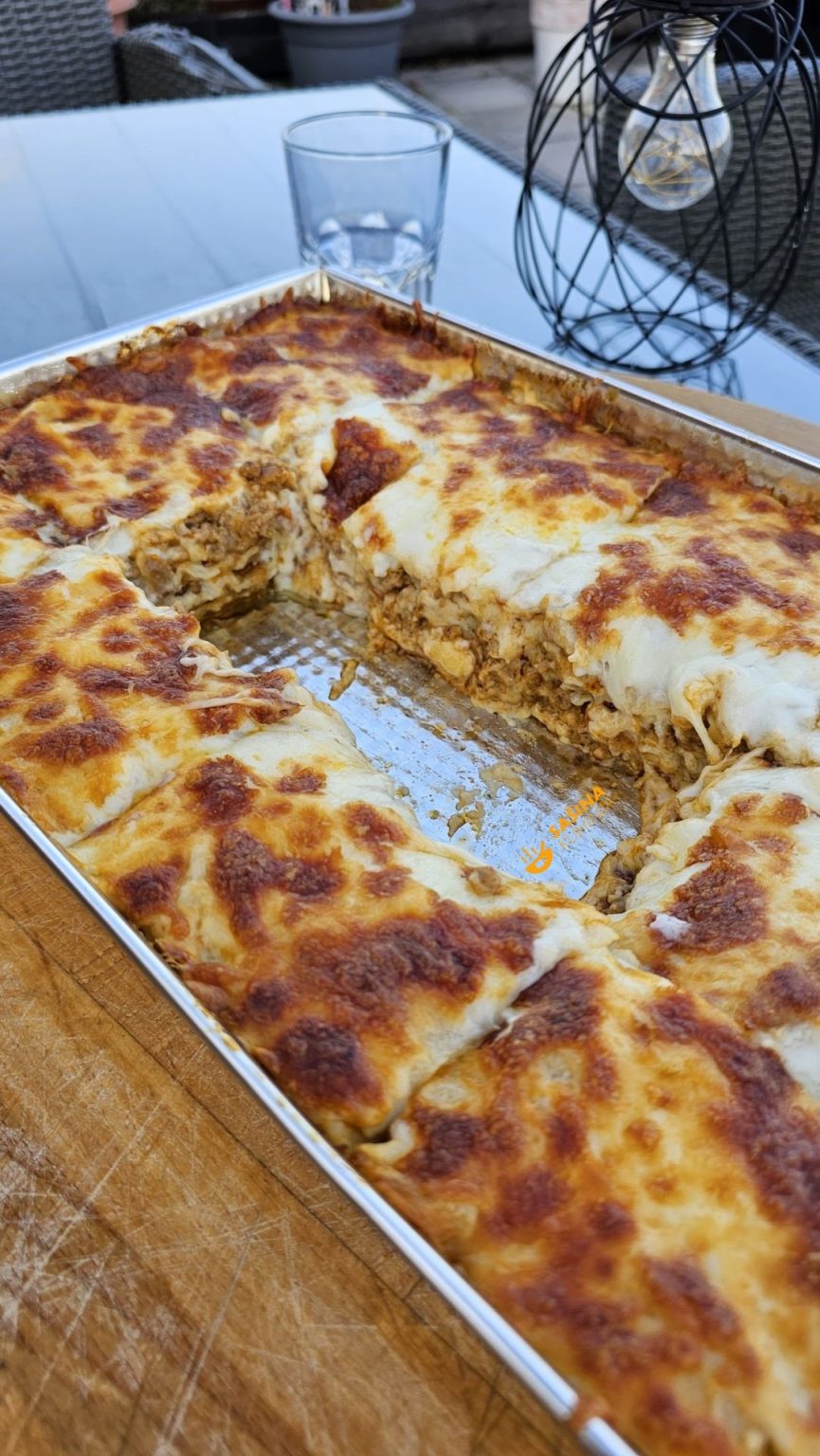 Sašina kuhinja Recept za lazanje bolonjez lasagna bolognese Sašina