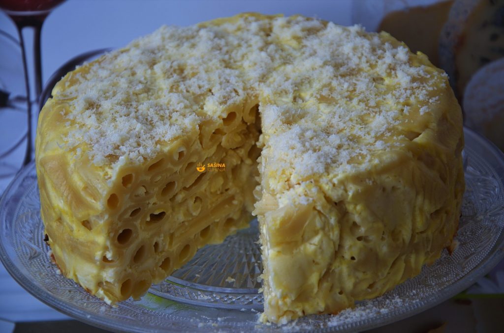 VIDEO – 4 Cheese Salted Pasta Cake Torta 4 vrste sira