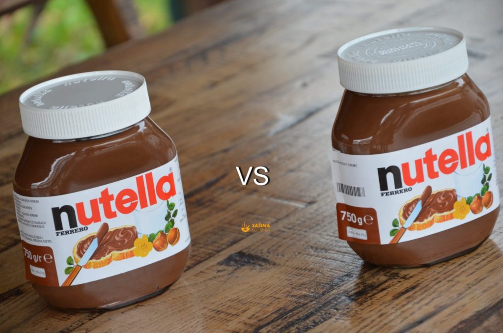Nutella VS Nutella (Njemačka vs Hrvatska)