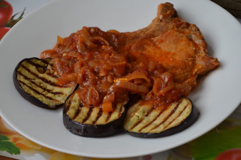 VIDEO – Eggplant & Pork Chop Patlidžan i Krmenadle
