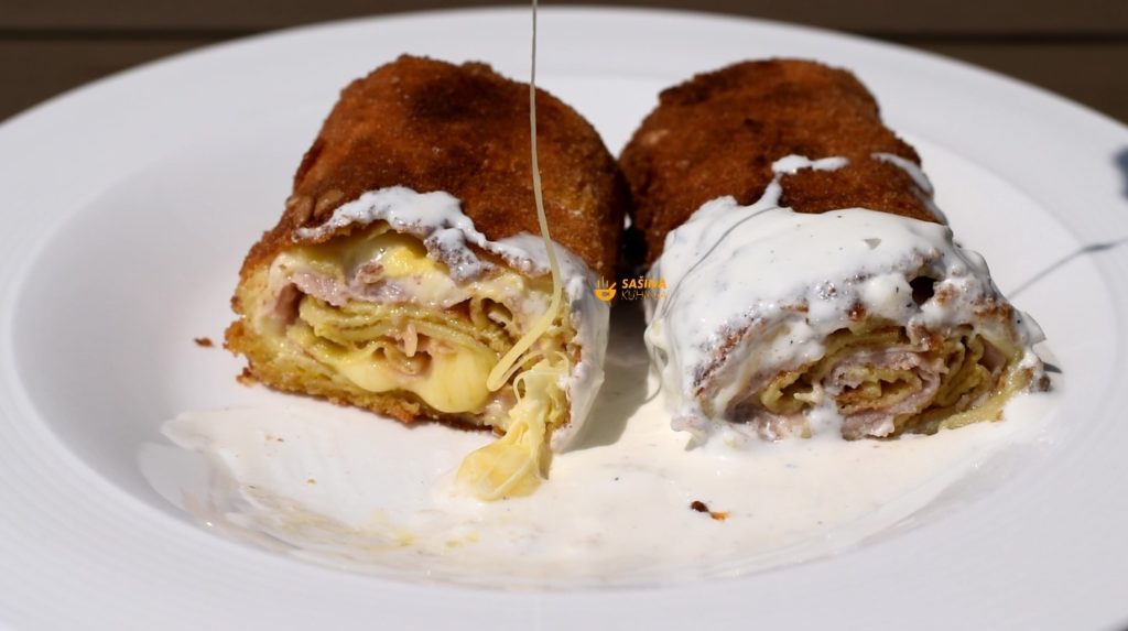 VIDEO – Palačinke sa šunkom i sirom Crepes Ham & Cheese