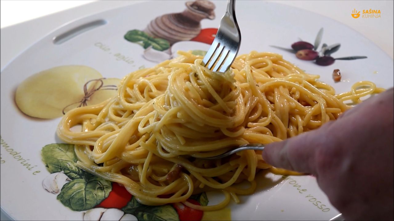 carbonara original spaghetti karbonara recept sašina kuhinja