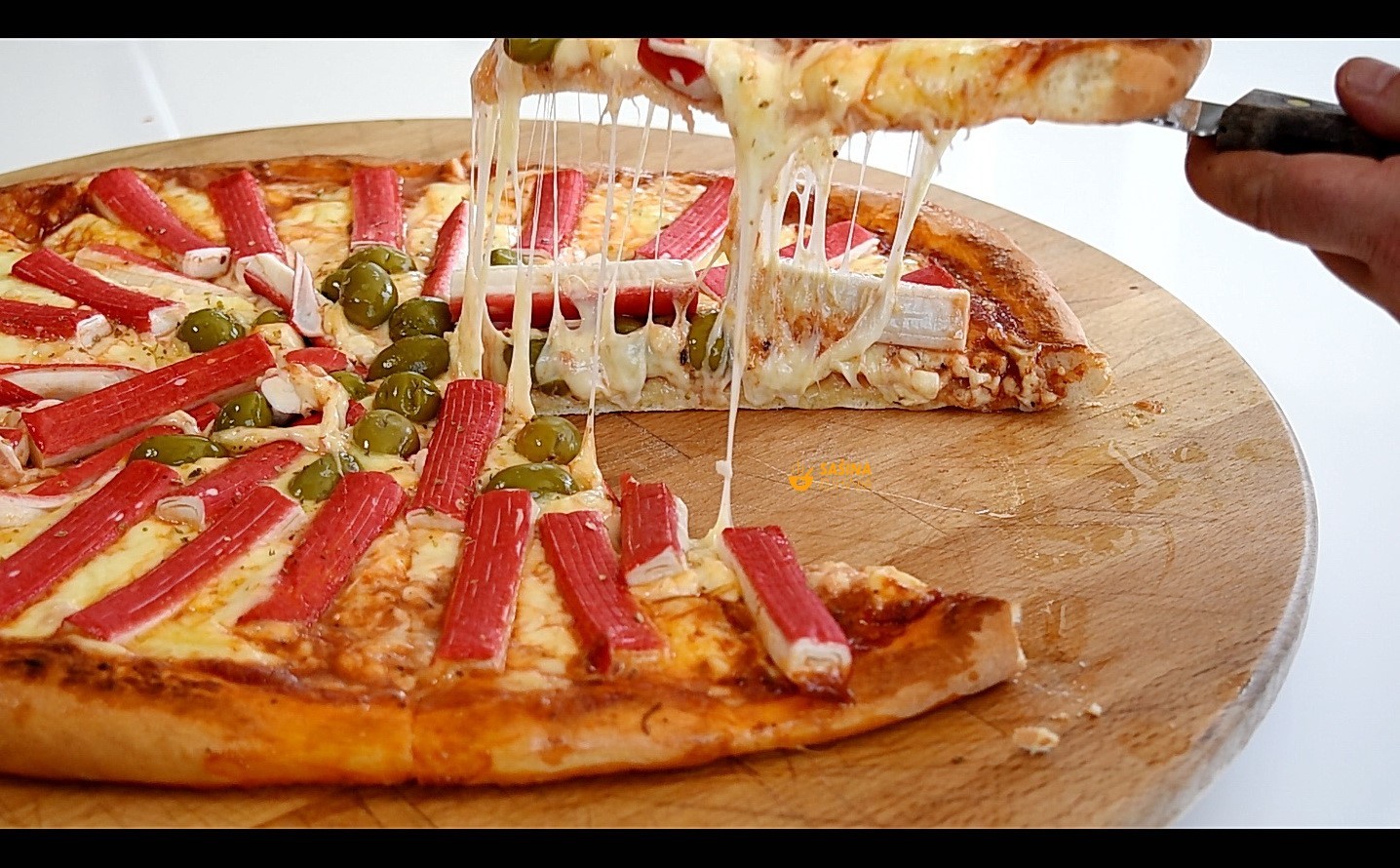 Surimi štapići ideja za obrok pizza