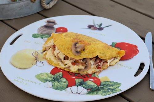 Omlet sendvič recept