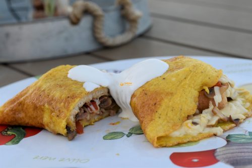 omlet sendvič recept omelette sandwich recipe