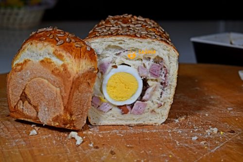 Šunka u kruhu sa jajima recept