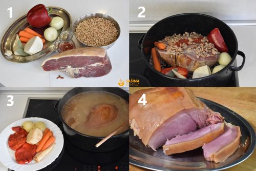 Prvomajski grah sa domaćom šunkom recept