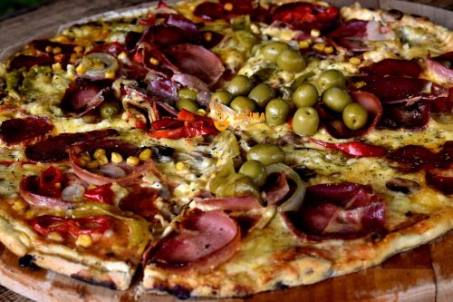 pizza pod pekom ili ispod peke asmr recept za pizzu