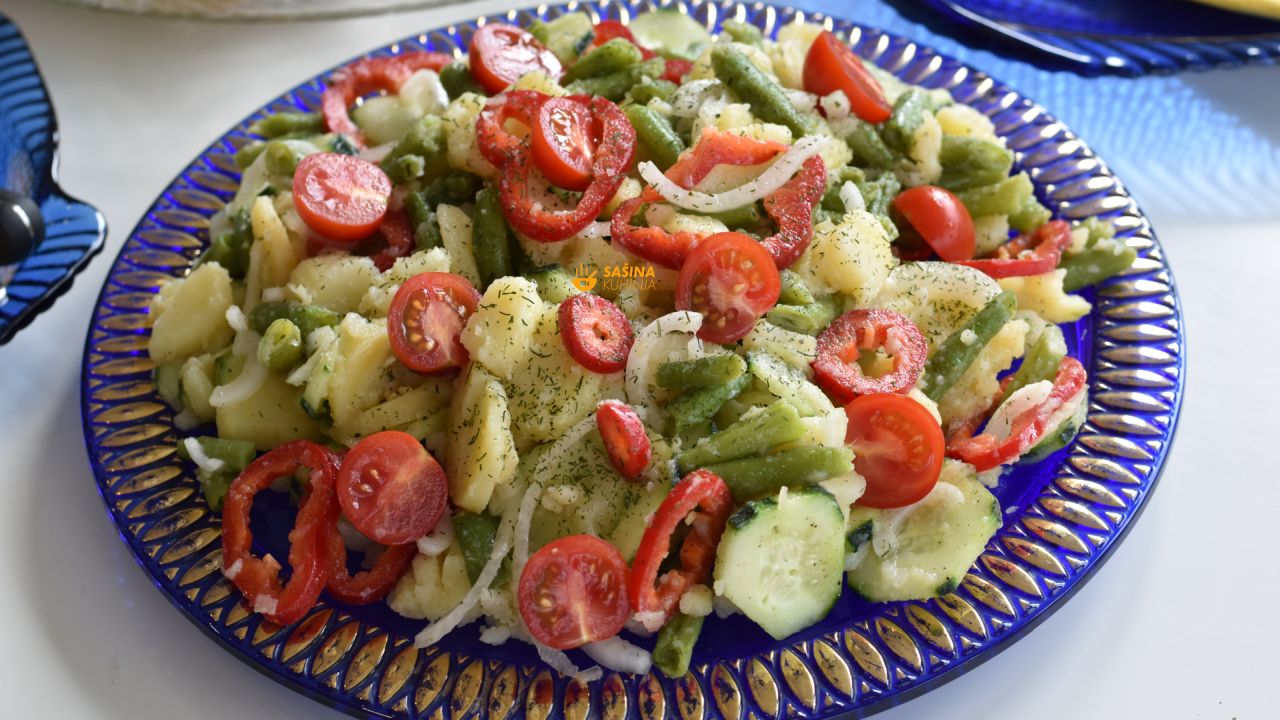 ljetna salata s mahunama i krumpirom plus ideja za ručak ili večeru