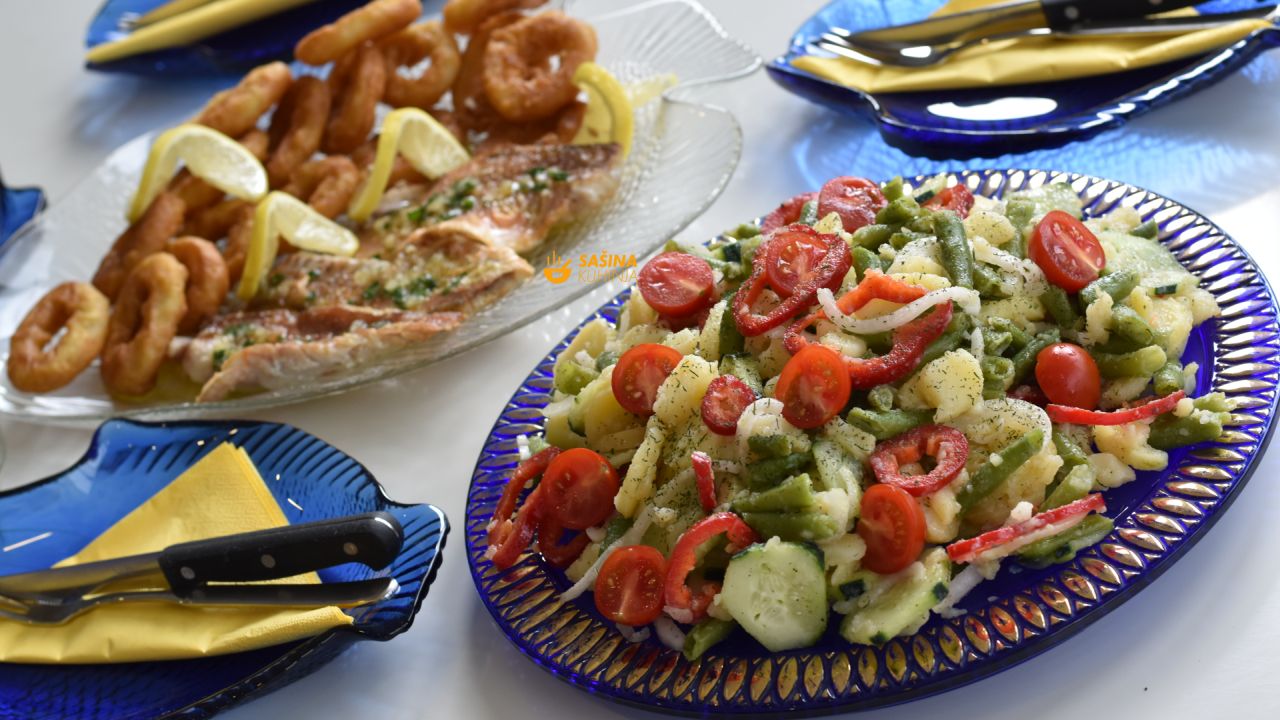 ljetna salata s mahunama i krumpirom plus ideja za ručak ili večeru