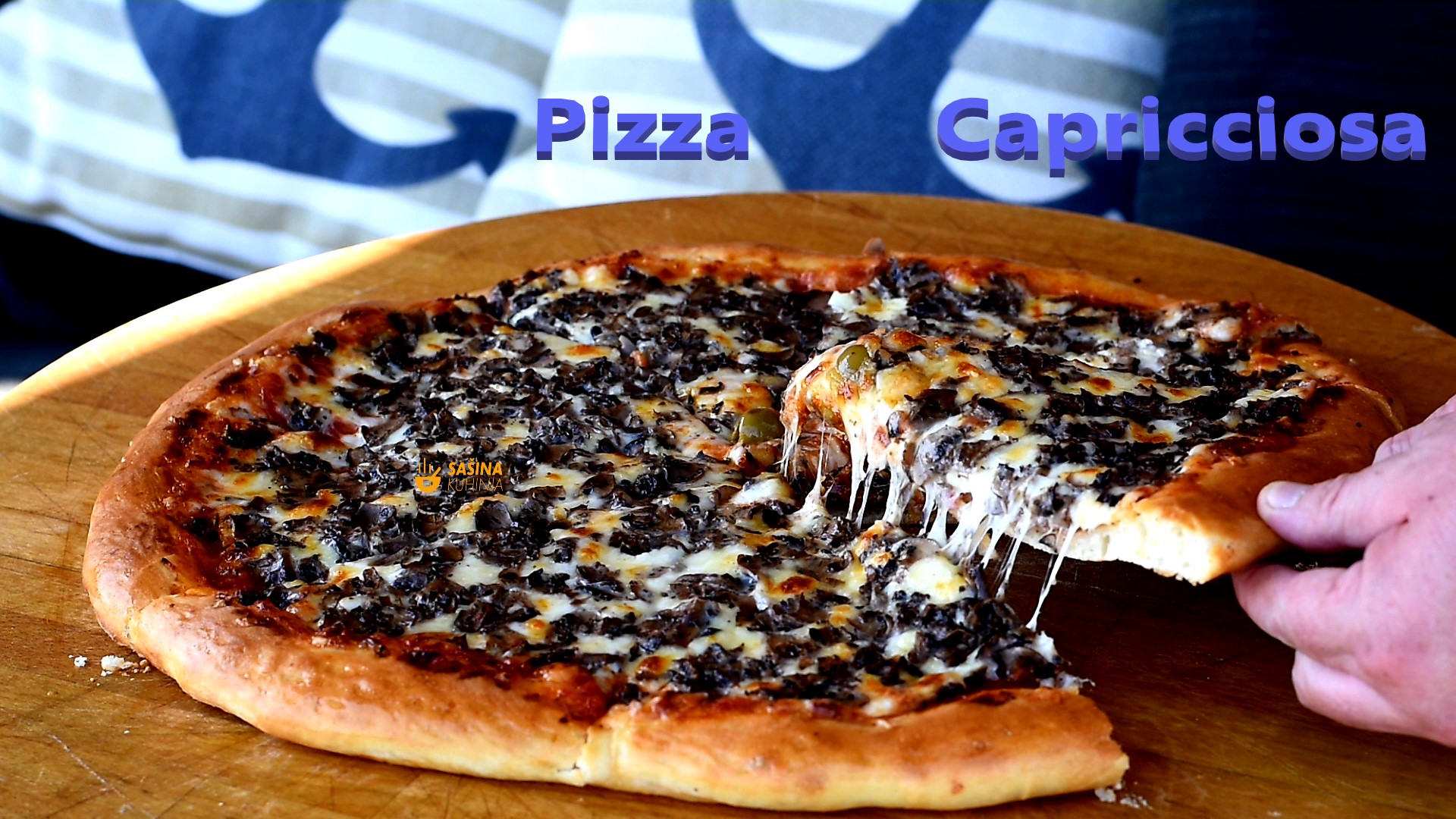 kako se pravi pizza capricciosa kod kuće recept