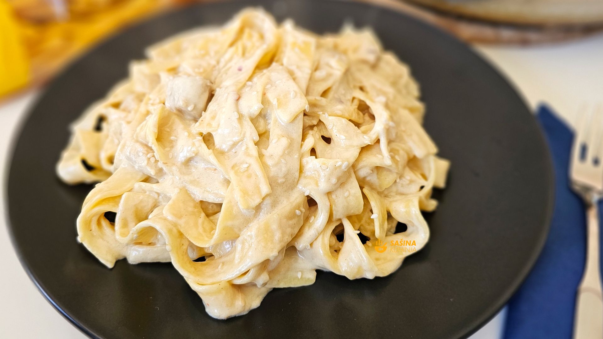 piletina u umaku sa senfom tjestenina recept