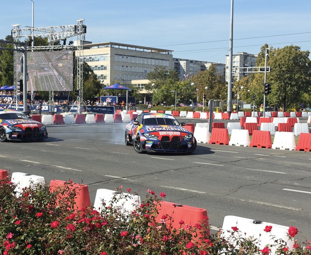Elias Hountondji BMW Zagreb Red Bull Showrun